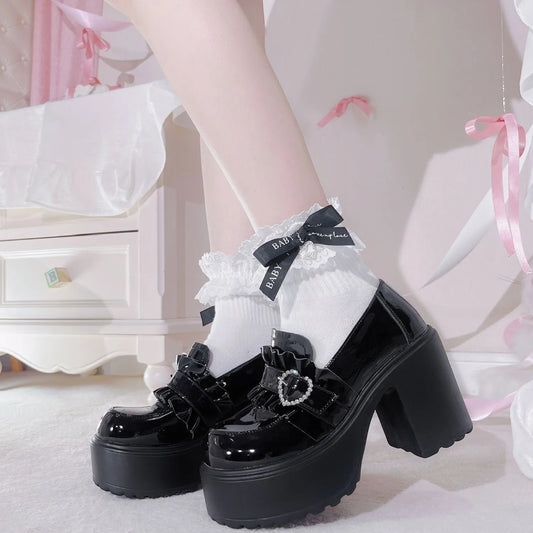 2024 Fashion Mary Jane Shoes for Women – Thick Platform, Lolita Style, Versatile Leather Loafers